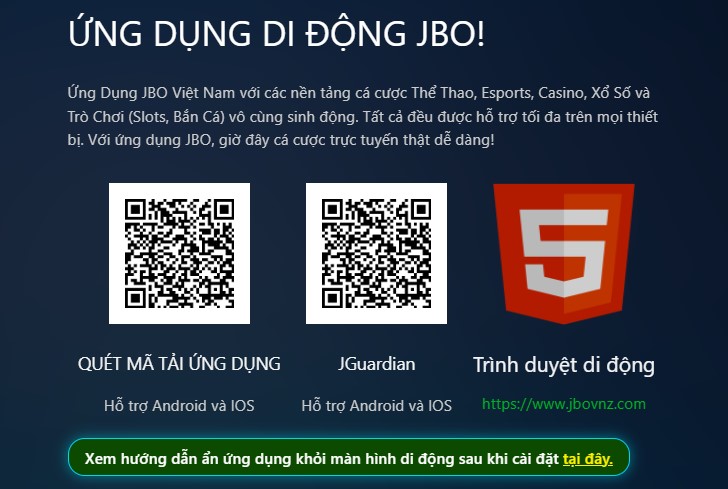 ung dung jbo